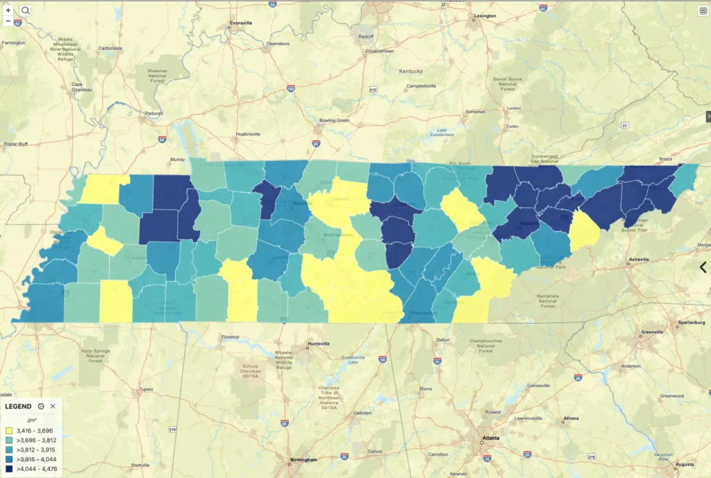 tennessee-uv-exposure-map-cdc